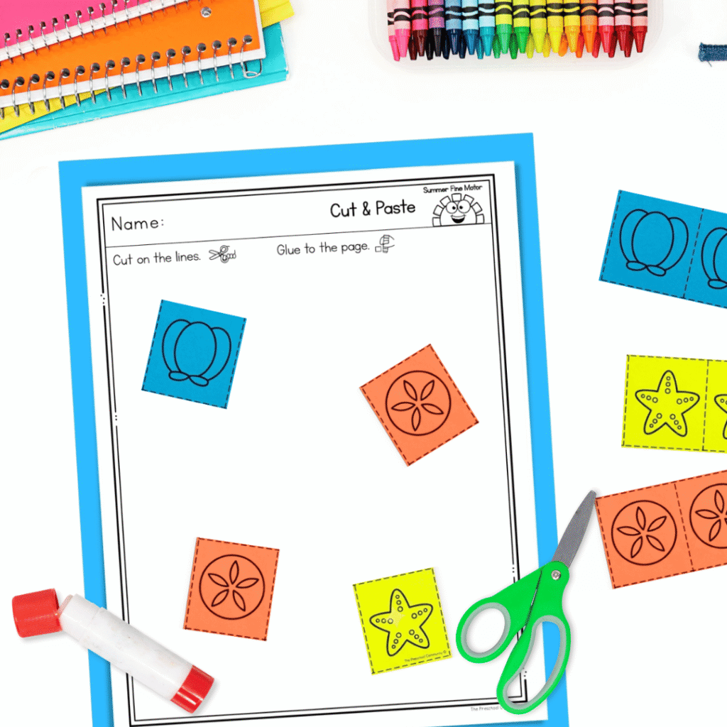 Scissor skills require repetition, structure, and confidence building, especially at the end of the year.
